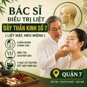 Bác sĩ điều trị liệt dây 7 ngoại biên giỏi ở Quận 7. Phác đồ Đông Tây y kết hợp, dùng châm cứu và xoa bóp bấm huyệt giúp lấy lại nụ cười tự nhiên