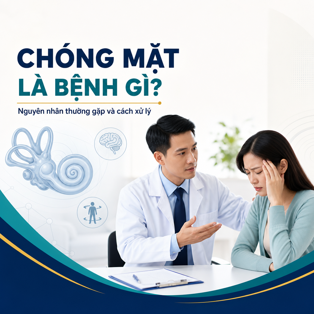Chóng mặt là bệnh gì? Nguyên nhân thường gặp và cách xử lý