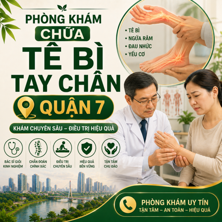 Trị dứt điểm tê bì tay chân tại phòng khám Quận 7 chất lượng. Ứng dụng Chẩn đoán hình ảnh phát hiện sớm thoát vị đĩa đệm, hội chứng ống cổ tay