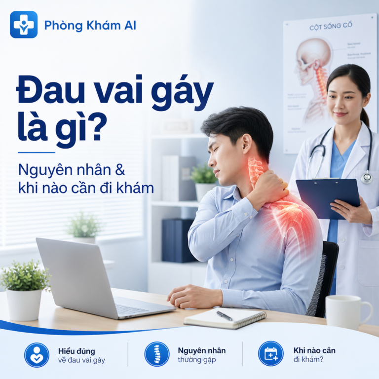 Đau vai gáy là gì? Nguyên nhân thường gặp và khi nào cần đi khám