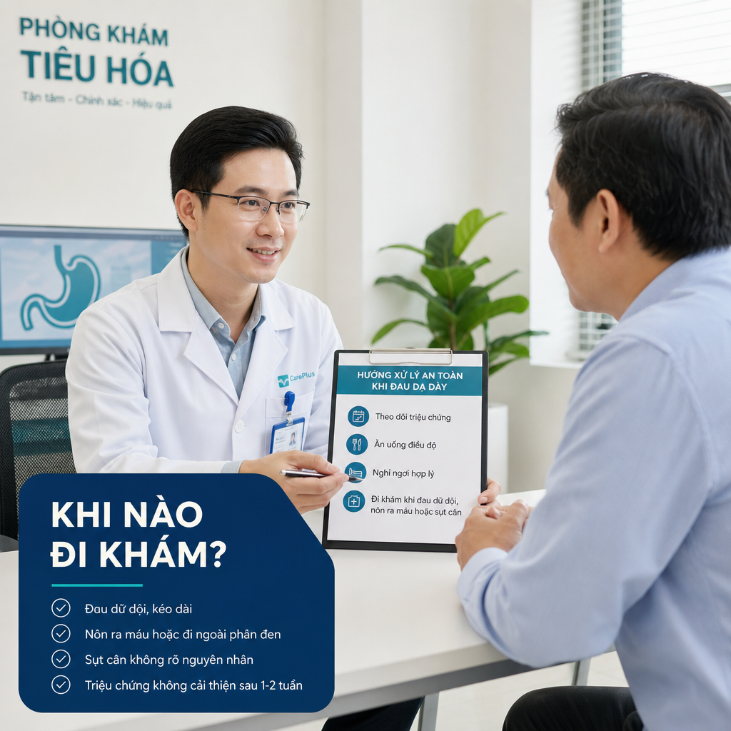 Khi nào nên đi khám vì đau dạ dày