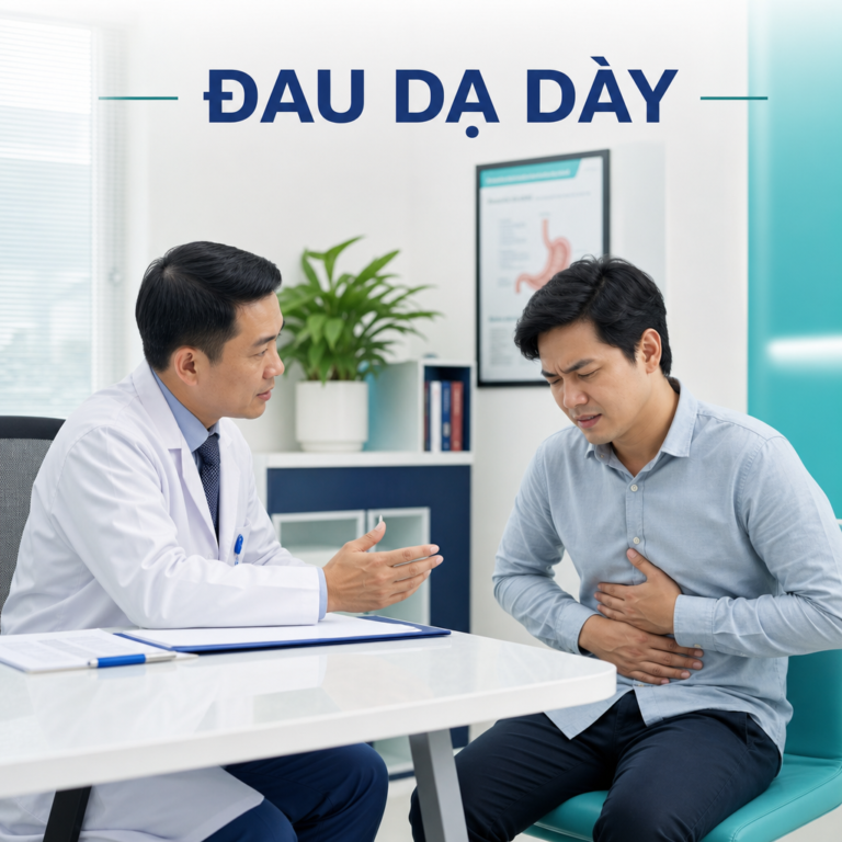 Bác sĩ tư vấn về đau dạ dày tại phòng khám tiêu hóa
