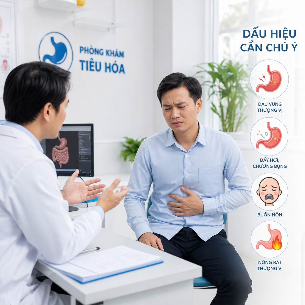 Dấu hiệu đau dạ dày thường gặp cần chú ý