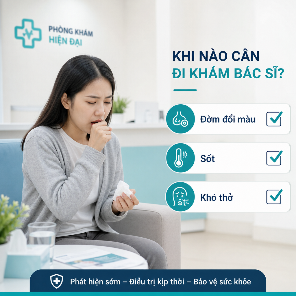 Dấu hiệu cần chú ý khi ho có đờm kéo dài