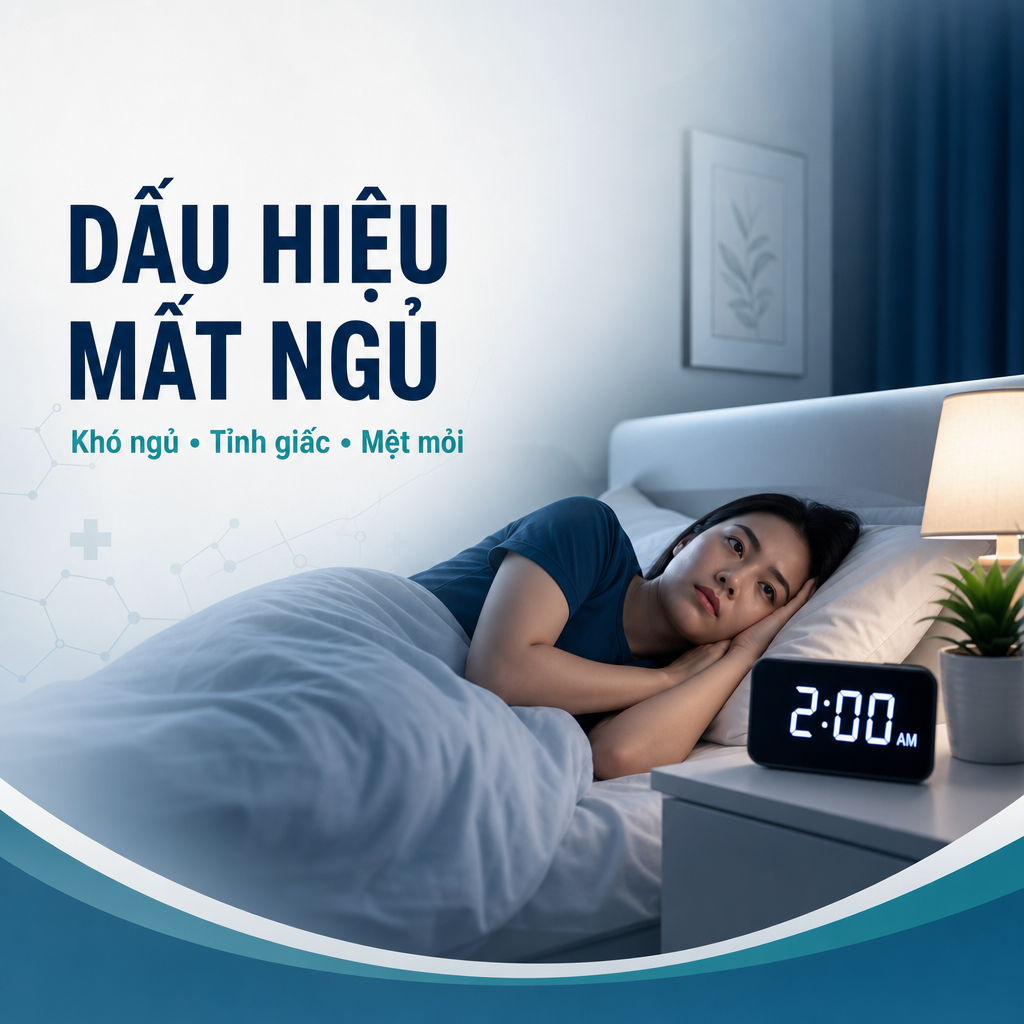 Dấu hiệu mất ngủ kéo dài thường gặp