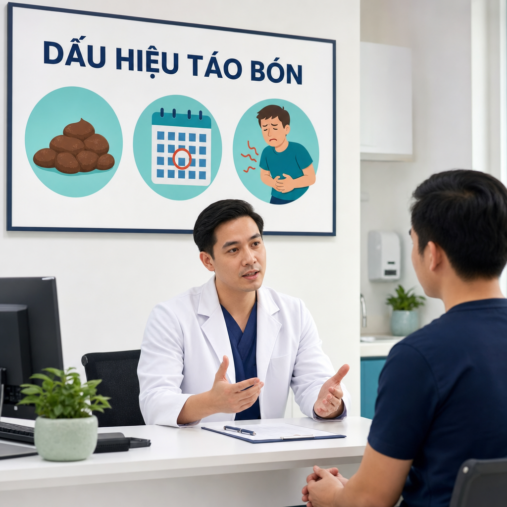 Dấu hiệu táo bón thường xuyên