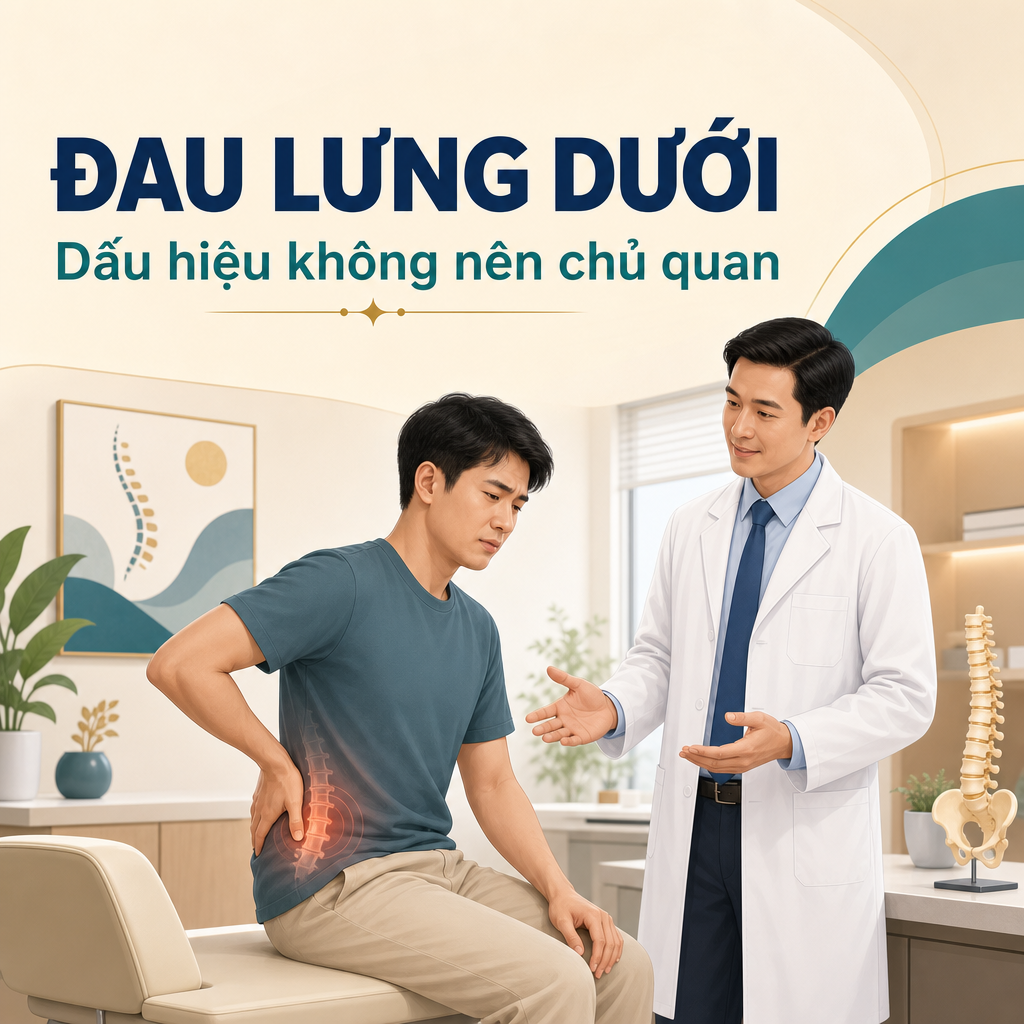 Đau lưng dưới - dấu hiệu không nên chủ quan