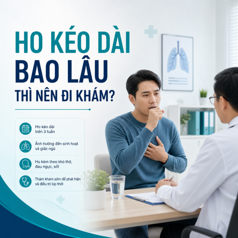 Ho kéo dài bao lâu thì nên đi khám