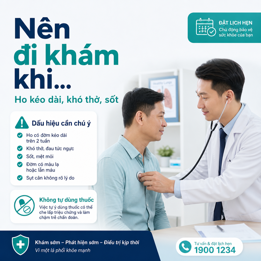 Khi nào nên đi khám vì ho có đờm kéo dài