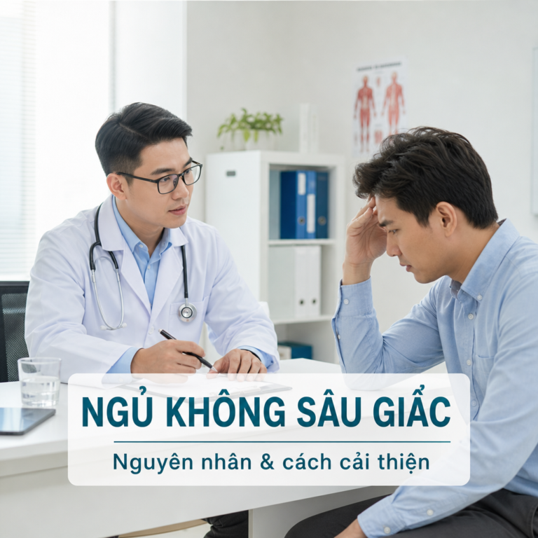 Ngủ không sâu giấc: nguyên nhân và cách cải thiện