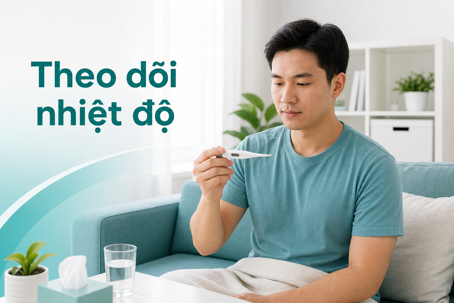 Theo dõi nhiệt độ khi bị sốt