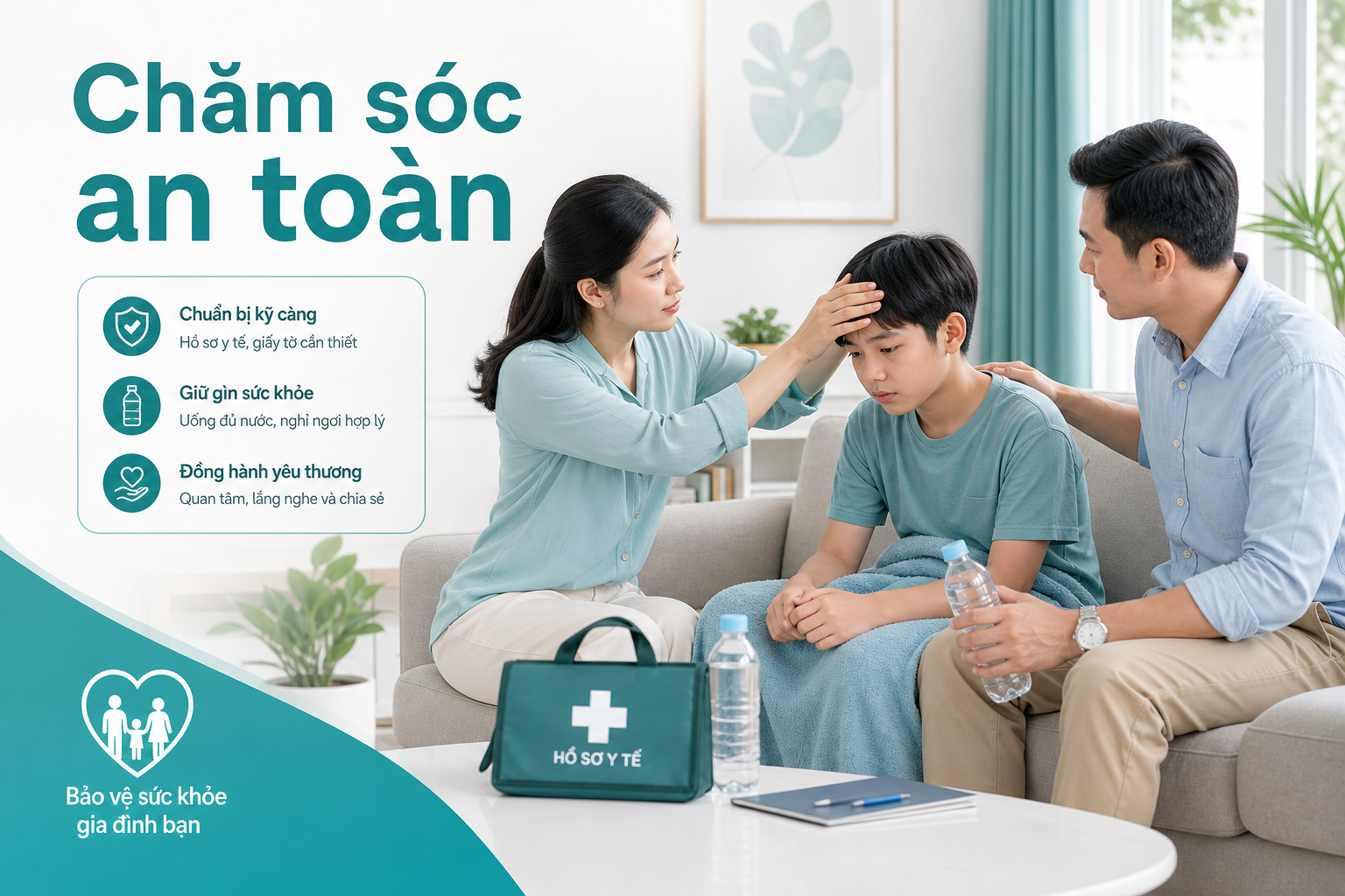 Chăm sóc an toàn khi sốt