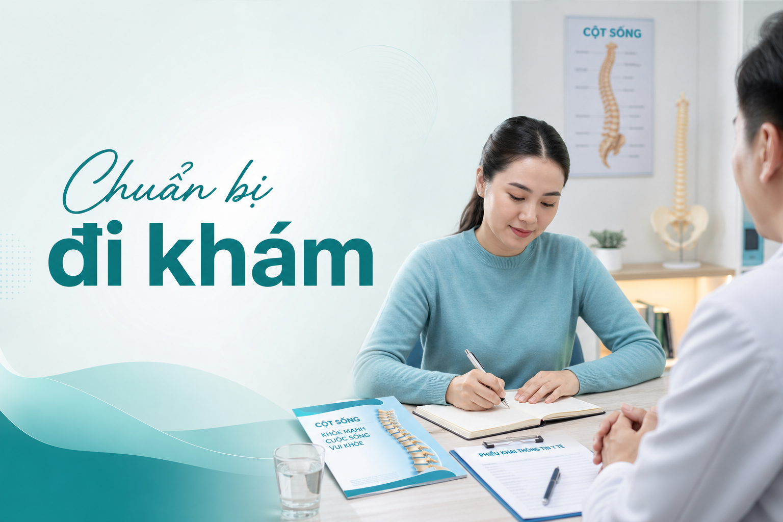 Minh họa chuẩn bị đi khám thoát vị đĩa đệm