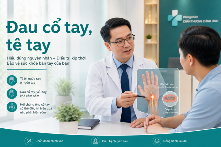 Ảnh đại diện bài viết đau cổ tay tê tay