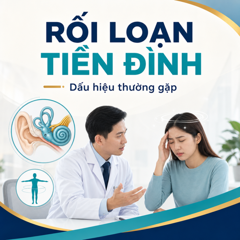 Rối loạn tiền đình là gì? Dấu hiệu thường gặp