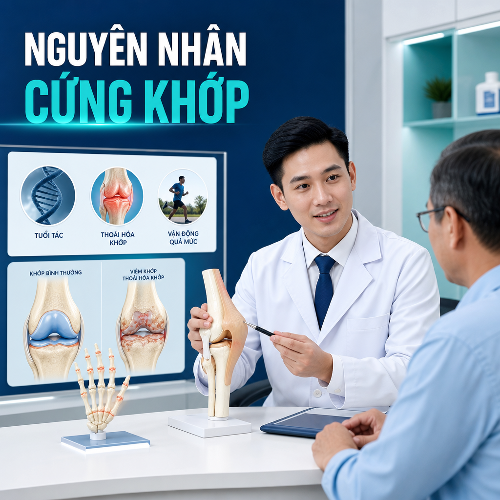 Viêm khớp và thoái hóa khớp là các nguyên nhân thường gặp