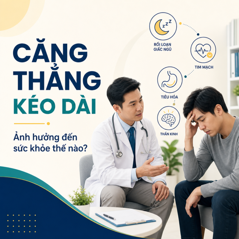 Căng thẳng kéo dài ảnh hưởng thế nào đến sức khỏe?