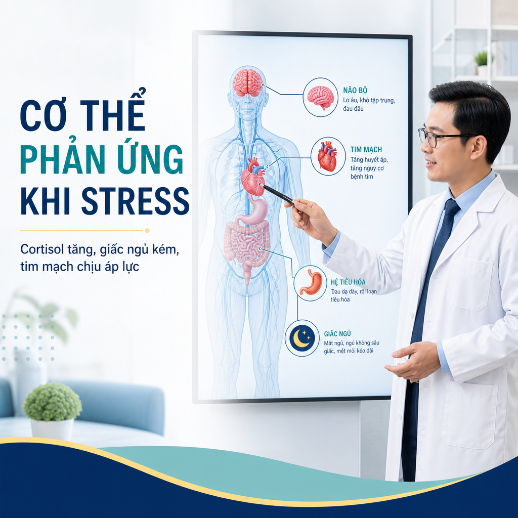 Cơ thể phản ứng khi stress kéo dài