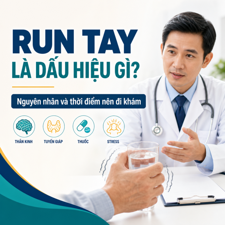 Run tay là dấu hiệu bệnh gì?