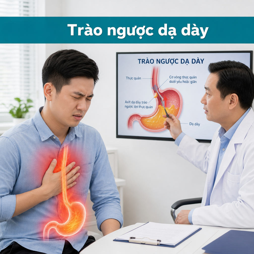 Bác sĩ tư vấn về trào ngược dạ dày thực quản