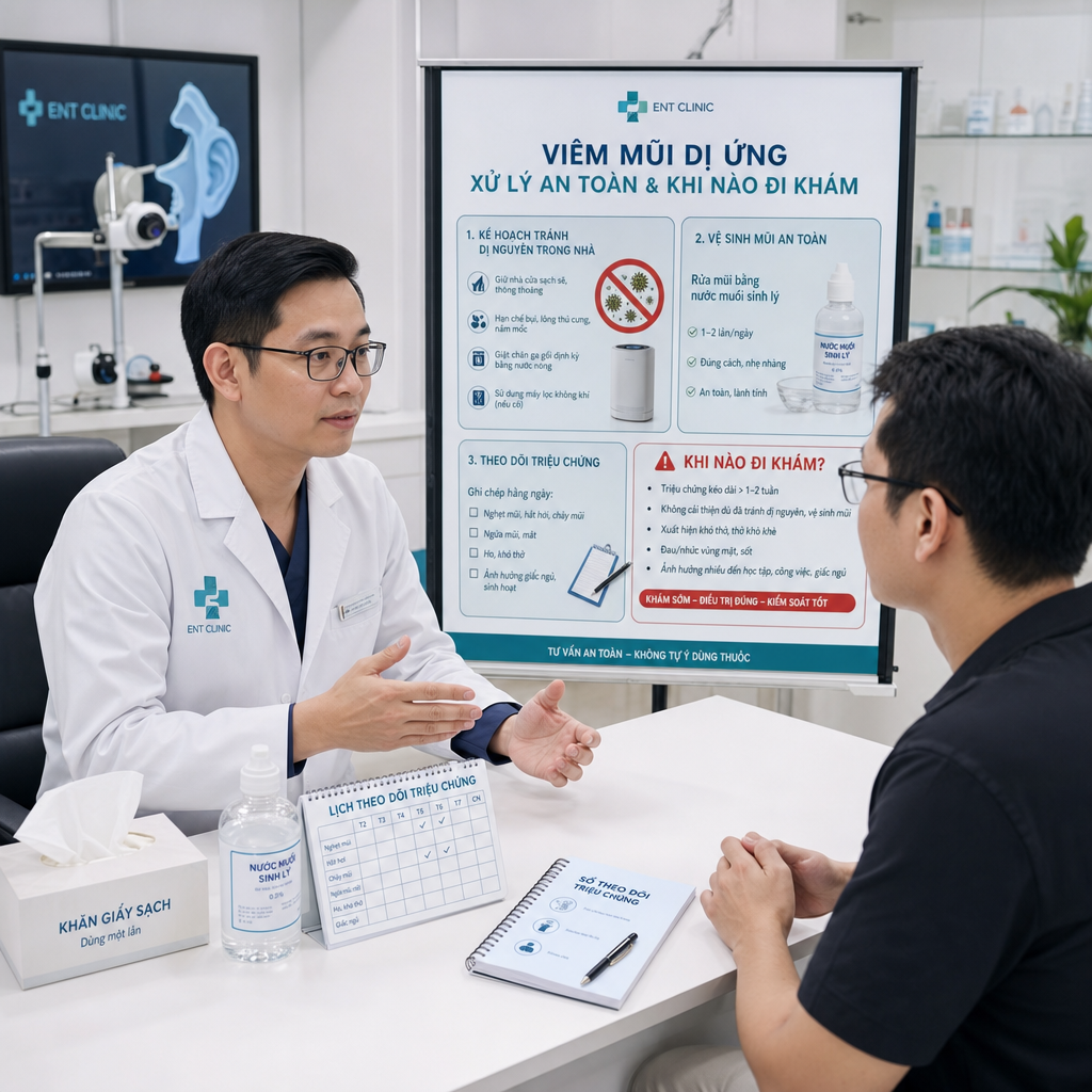 Bác sĩ tư vấn khi nào nên đi khám vì viêm mũi dị ứng