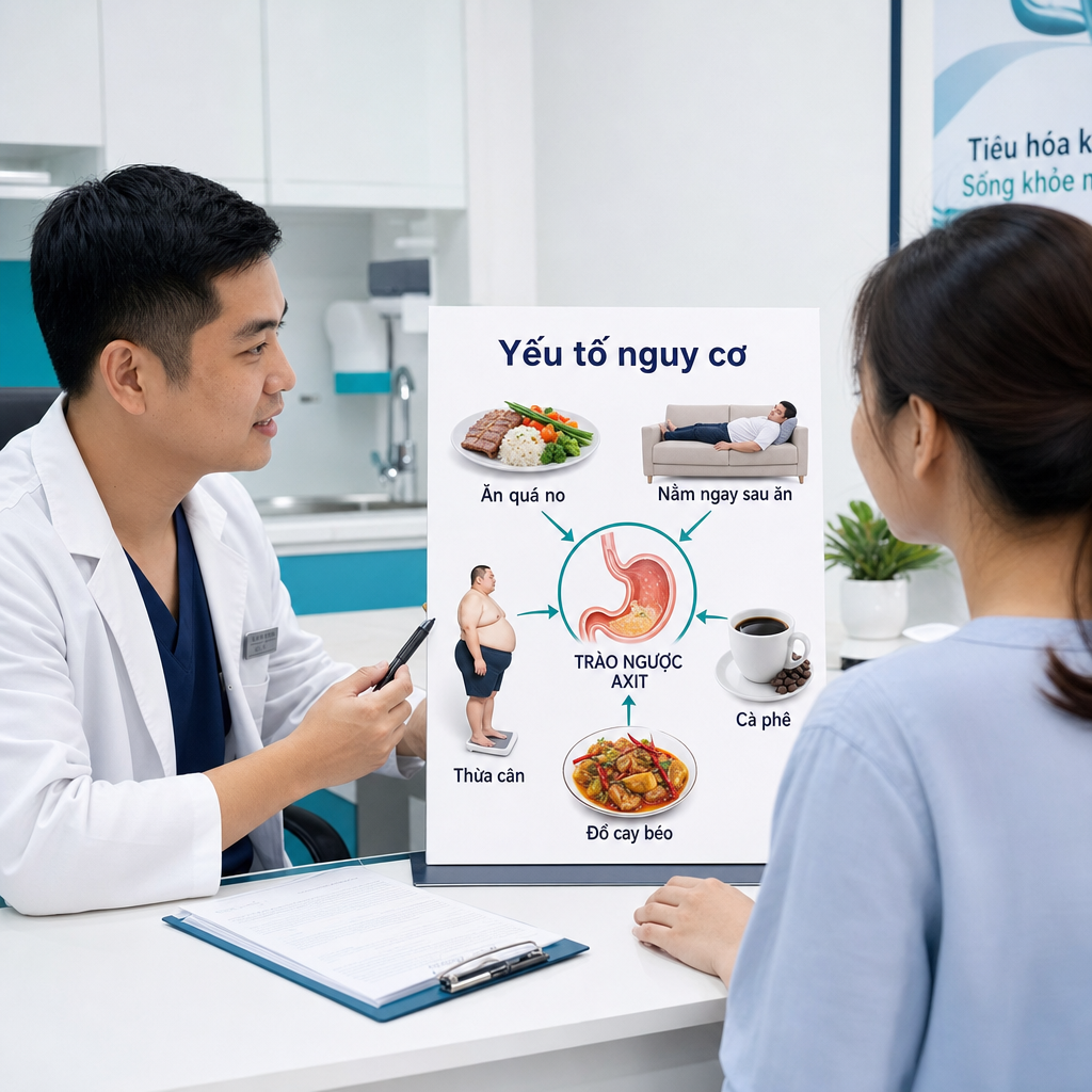 Yếu tố nguy cơ trào ngược dạ dày